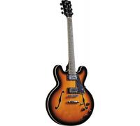 Fusion hollowbody double cut Sunburst