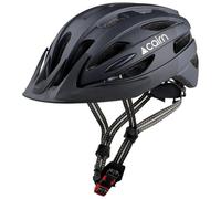 Cairn Fusion Led - Casque vélo urbain homme Mat Black Triangle L (59 - 62 cm)