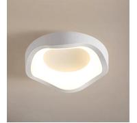 Fusion Plafonnier LED Style Moderne - 12W Blanc chaude IP54 Imperméable Luminaire Plafonnier Pour Salle de Bain - 1pcs Blanc Ø20CM