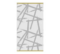 Fusion Serviette de Toilette Leda 100% Coton Jacquard 50x90cm Gris/Ocre