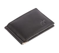FUSION STAR Portefeuille en cuir synthétique pour homme - Portefeuille à deux volets avec blocage RFID, noir 1, Style 1