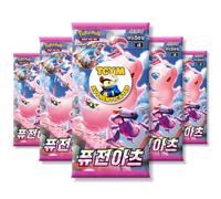 Fusion Strike Fusion Arts Lot de 5 boosters coréens | Authentifié TCYM | Cartes Pokémon Coréennes | Booster Packs Pokémon Fusion Strike | Épée et Bouclier Pokémon