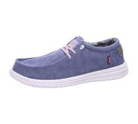 FUSION Superlight - Mocassins extra légers pour homme - Look surfeur - Avec semelle intérieure en liège, bleu, 43 EU