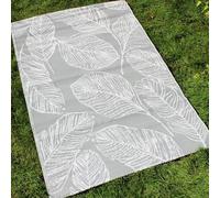 Fusion Tapis d'extérieur Matteo 100% polypropylène Gris 120 x 170 cm
