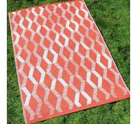 Fusion Tapis d'extérieur Rico 100% polypropylène, Terre Cuite, 120 x 170 cm
