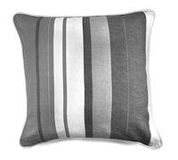 Fusion - Whitworth Stripe - Housse de Coussin 100% Coton - 43 x 43 cm - Gris