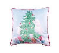 Fusion - Winter Friends Coussin Garni de Velours Vert 43 x 43 cm