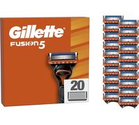 Fusion5 Men's Razor Refills, Pack Of 20, Authentic Cartridges With Lubricating Strip And 5 Blades For Effective Manual Shaving, Compatible With Fusion Series Handles