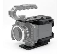 FusionRig Module d'extension pour cage d'appareil photo Nikon ZR, compatible avec SmallRig 5467, support de batterie V-Mount, répartiteur D-Tap, deux sorties USB-C (65 W), design léger en alliage