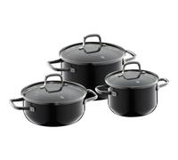 Fusiontec Essential set de casseroles, 3 pièces, Black