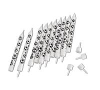 Fußball Geburtstagskerzen 10er Pack 10cm [Import allemand]