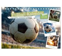 Fußball Kalender - Das Spiel unseres Lebens (Tischkalender 2026 DIN A5 quer), CALVENDO Monatskalender: Fesselnde Fußballbilder zeigen die ganze ... Momenten voller Emotion und Liebe zum Ball.