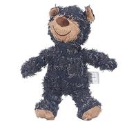 Fussbudget Jouet Grinçant pour Chien, Jouet en Peluche Incassable, Ours Robuste et Indestructible pour Animaux de Compagnie (Bleu)