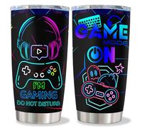 Fusui Tasse en acier inoxydable pour la fête des Pères - Cadeau pour gamer - Cadeau idéal pour les joueurs - Cadeau d'anniversaire ou de remise de diplôme pour homme, adolescent, garçon, petit ami