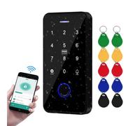 FusyTuly NFC Bluetooth Tuya Access Control Clavier IP68 étanche RFID Contrôleur d'accès 13,56 MHz Biométrie Empreinte Digitale Touch Système + 10 Porte-clés