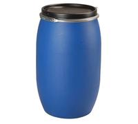 Fut 120 litres bleu à ouverture totale