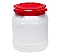 Fut/Bidon plastique alimentaire grande ouverture à visser - CURTEC - 15 litres