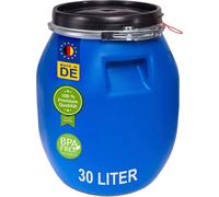 fût de fermentation de 30 litres Fût à moût à construire soi-même Fût à boissons neuf, robinet et bouchon inclus
