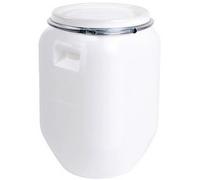 Fût de stockage, 25 litres, plastique, blanc