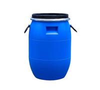 Fût en plastique avec couvercle, réservoir deau durgence épais et étanche à lair, conteneur dexpédition (100L)