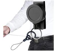 Futanwei Porte-clés anti-perte pour Tonfarb A20 A12, Sony ICD-PX370 ICD-UX570, AFFETUNI MC-01, YIVIDA L359, WS-883, V80 | Porte-clés rétractable avec clip de ceinture avec sangle à anneau fendu