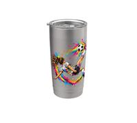 Futbol de football pour filles Gobelet isotherme en acier inoxydable double paroi