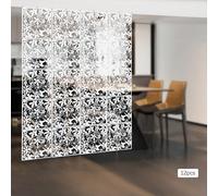 Futchoy 12pcs creux Floral Cloison Murale Tenture Paravent Pièce Séparateur Maison Murale Décalcomanie * Il peut être utilisé comme art mural, comme séparateur, comme écran ou comme traitement de fenê