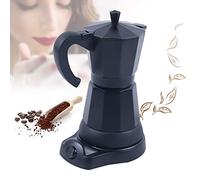 Futchoy 300ml cafetière électrique alu Espresso Cooker Mocha Espresso pot avec fond séparé