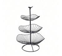 FUTCHOY Bol à fruits à 3 niveaux et panier à légumes Porte-fruits Corbeille à fruits Étagère à fruits et légumes stable SpécificationMatériel : FerCouleur : NoirProcessus : Moulage par injection plast