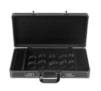 Futchoy Malette coiffure professionnel Malette barber coiffeur Mallette à outils professionnelle pour coiffeur et salon de coiffure + verrouillage par mot de passe (noir)