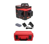 FUTECH MC3D Multicross 3D Laser Croisé Compact Dans Un Coffret - Rouge - 2x 120 M - 3 Lignes