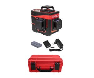 FUTECH MC3D Multicross 3D Laser Croisé Compact Dans Un Coffret - Rouge - 2x 120 M - 3 Lignes