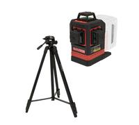 FUTECH Multicross 3D 18VMAX Kit De Laser Lignes Croisées Incl. Trépied 2.4m - Vert - 70m - 3 Lignes