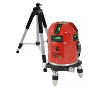 FUTECH Multicross 8 HPSD Kit Laser Croisé Avec Trépied - Dans Un Coffret - Vert - 50 M - 8 Lignes