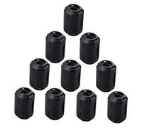 Futheda 10 Pcs 13 mm de Diamètre intérieur à Anneau de Ferrite Core Anti-interférences Haute Fréquence Filtre RFI EMI Noise Suppressor Clip de Câble Noir