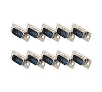 Futheda 10 Pcs Computer DB9 Mâle Connecteur Adaptateur Solder Type 9 Broches RS232 Prise D-Sub Connecteurs