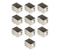 Futheda 10 pcs Micro USB2.0 Prise Jack connecteur Femelle de Type B Port 4 Broches 90 degrés PCB Dip