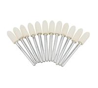 Futheda 12 pcs 5 mm conique polissage en feutre Pad, feutre kit de polissage Outil de polissage pour bijoux, verre, pierre, EN CÉRAMIQUE, Nail Art