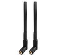Futheda 2 Paquets Antenne 4G LTE SMA Mâle 5dBi Omnidirectionnelle Compatible avec Routeur sans Fil Passerelle Modem Caméra Exterieur de Chasse à la Faune Sécurité Mobile