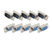 Futheda 5 pcs Femelle et 5 pcs mâle Ordinateur DB9 connecteur Adaptateur Type à souder 9 Broches connecteurs D-SUB