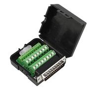 Futheda Adaptateur D-SUB DB25 mâle pour Carte de dérivation - 25 Broches - Adaptateur de Port série sans Soudure vers Module de Signal - Boulons et écrous avec étui