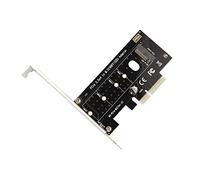 Futheda Adaptateur M.2 vers PCIe NVME SSD vers PCI-e 3.0 X4 Carte d'extension, Support M-Key Solid State Drive Type 2280 2260 2242 2230 convertisseur vers PCI de Bureau