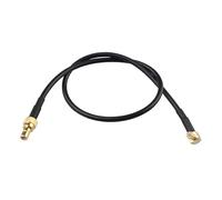 Futheda Câble Dab Antenne De Voiture MCX Mâle vers SMB Adaptateur Connecteur Extension Câble RG174 30cm pour pour Dab+ Radio Pioneer X8700 X580 JVC Blaupunkt Pure Kenwood Alpine Radio CB & Amateur