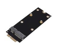 Futheda Carte Adaptateur mSATA SSD vers 7+17 Broches Compatible avec Retina 2012 A1398 A1425 MC975 MC976 ME662 ME664 ME665 Remplacement Mini PCIe SATA SSD