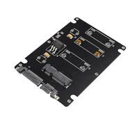 Futheda Convertisseur mSATA vers SATA III 2,5" SATA III Disque Dur SSD Adaptateur avec boîtier en Aluminium Compatible avec Windows/Linux/Mac OS 8.6