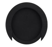 Futheda Coque en caoutchouc pour rosace de guitare électro-acoustique Noir 85 mm