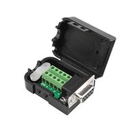 Futheda D-SUB DB9 RS232 Adaptateur femelle 9 broches 2 rangées Port série sans soudure Module de signal avec boîtier