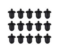 Futheda Lot de 15 Bouchons Anti-poussière en Silicone pour Port d'interface Audio Jack PC DVD Micro Prise Jack 6,35 mm Noir