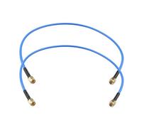 Futheda Lot de 2 Câbles Coaxiaux SMA Mâle vers SMA Mâle RG402 Câble d'extension SMA à Faible Perte SMA RF Câble Coaxial en queue de cochon, 50cm