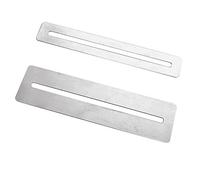 Futheda Lot de 2 en acier inoxydable manche Protector Touche gardes pour guitare basse Outil de luthier